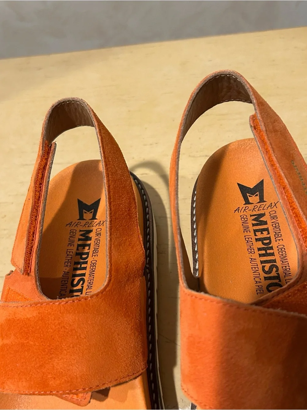 Mephisto suede burnt